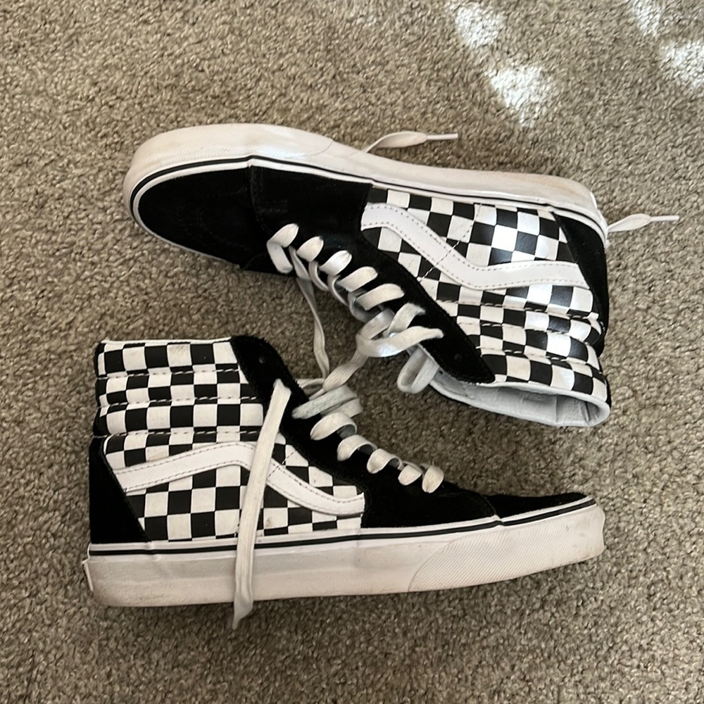 Vans checkerboard sk8-hi